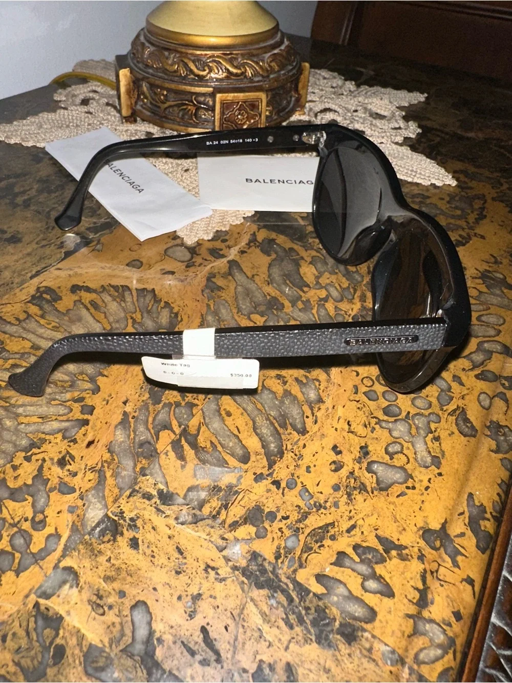 Balenciaga BA0024 Textured Sunglasses